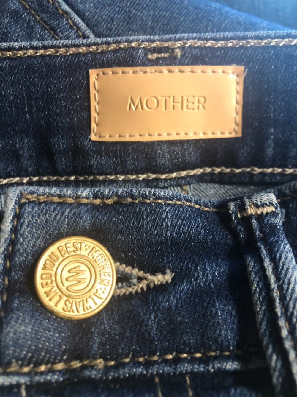 MOTHER blue howdy wash The Hustler Ankle jeans - Picture 6 of 8